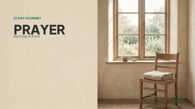 Prayer: Learning to Listen
