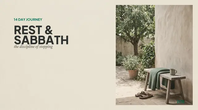 Rest & Sabbath: The Discipline of Stopping