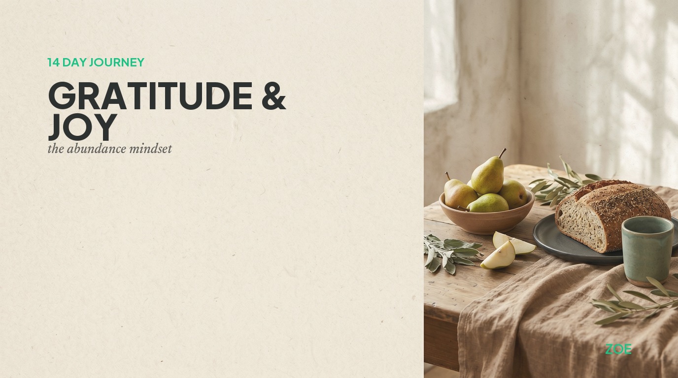 Gratitude & Joy: The Abundance Mindset