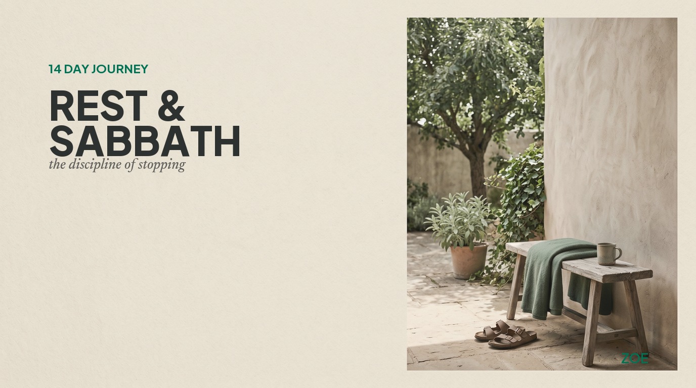 Rest & Sabbath: The Discipline of Stopping